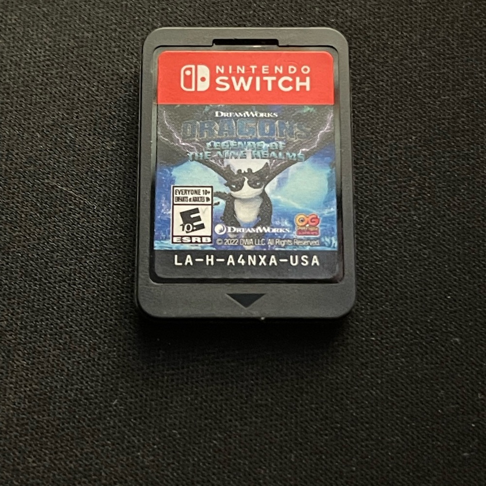 Nintendo Switch Game Cartridge - Red and Black